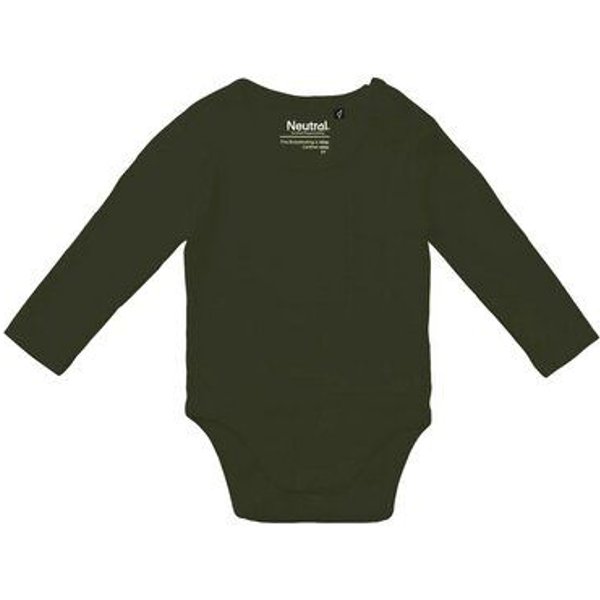 Neutral® Baby Wickelbody Strampler Langarm