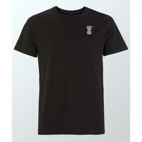 Coffee Fashion Espressokocher | Besticktes Organic Bio Baumwoll T-Shirt