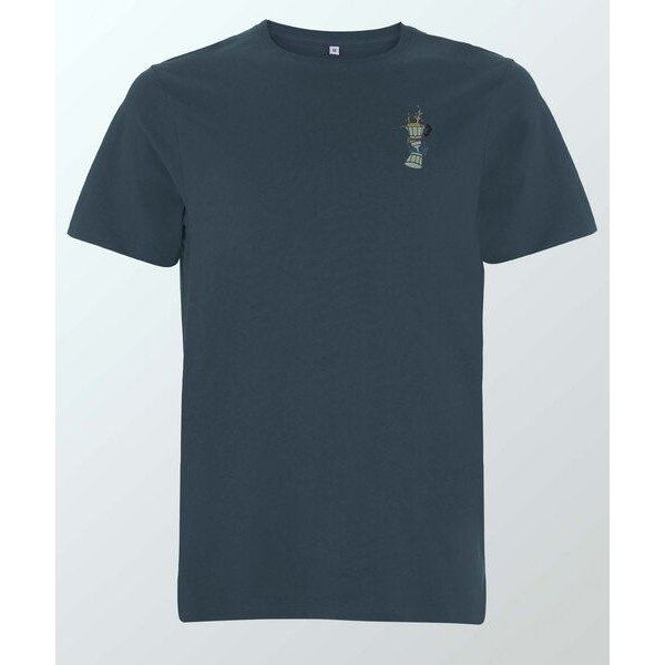 Coffee Fashion Espressokocher Boom | Besticktes Organic Bio Baumwoll T-Shirt