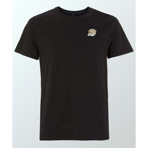 Coffee Fashion Flat White | Besticktes Organic Bio Baumwoll T-Shirt
