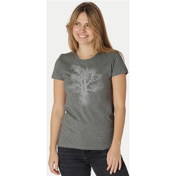 Peaces.bio - handbedruckte Biomode Damen Biobaumwoll T-Shirt Chestnut