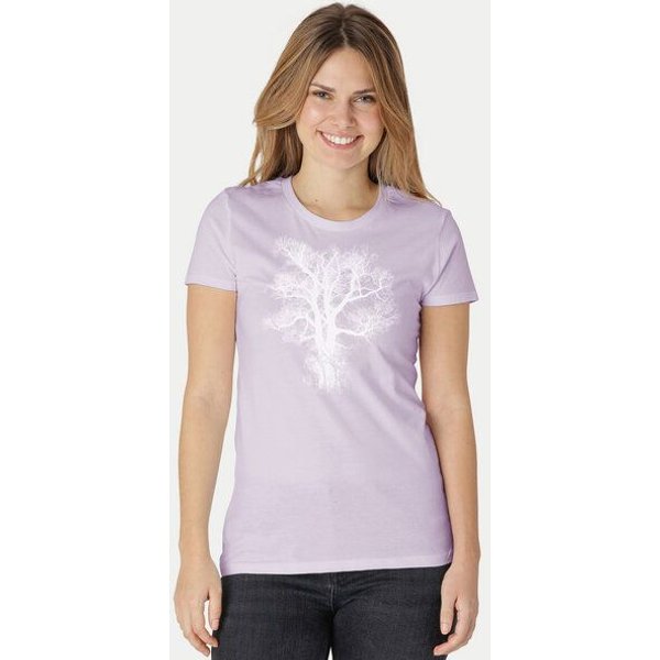 Peaces.bio - handbedruckte Biomode Damen Biobaumwoll T-Shirt Chestnut