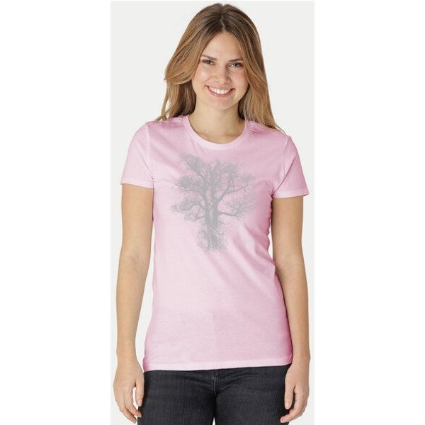 Peaces.bio - handbedruckte Biomode Damen Biobaumwoll T-Shirt Chestnut