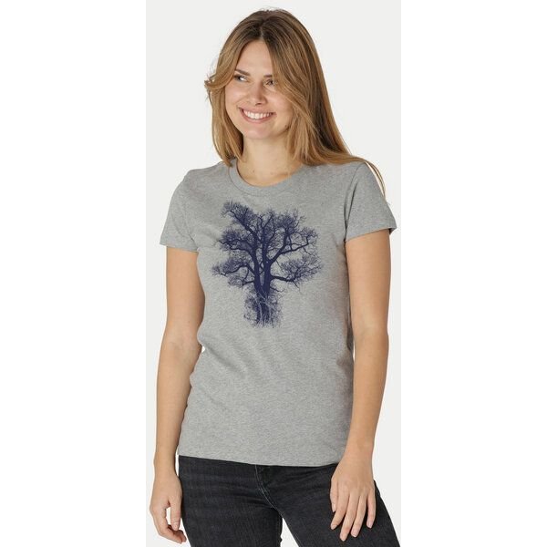 Peaces.bio - handbedruckte Biomode Damen Biobaumwoll T-Shirt Chestnut
