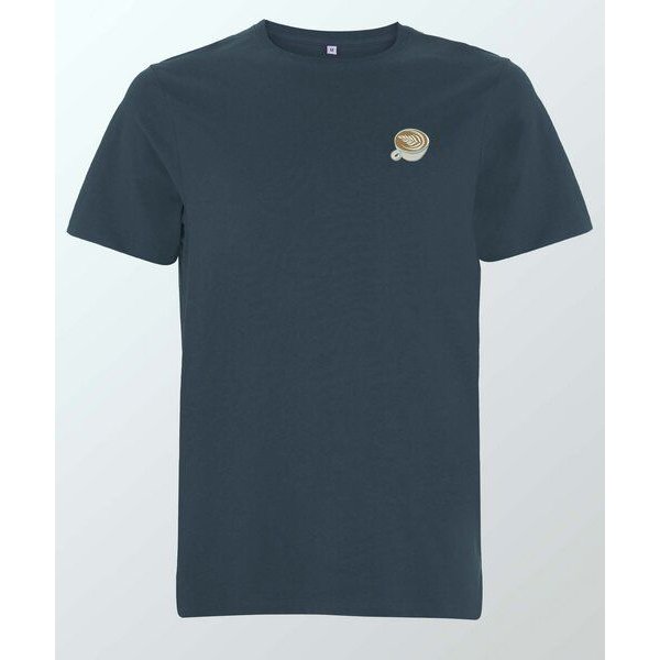 Coffee Fashion Flat White | Besticktes Organic Bio Baumwoll T-Shirt