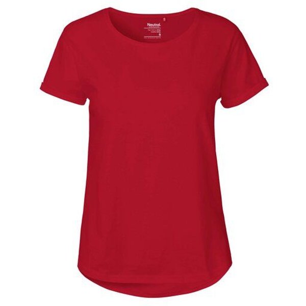 Neutral® Damen Roll Up Sleeve T-Shirt von Neutral Bio Baumwolle Rollärmel