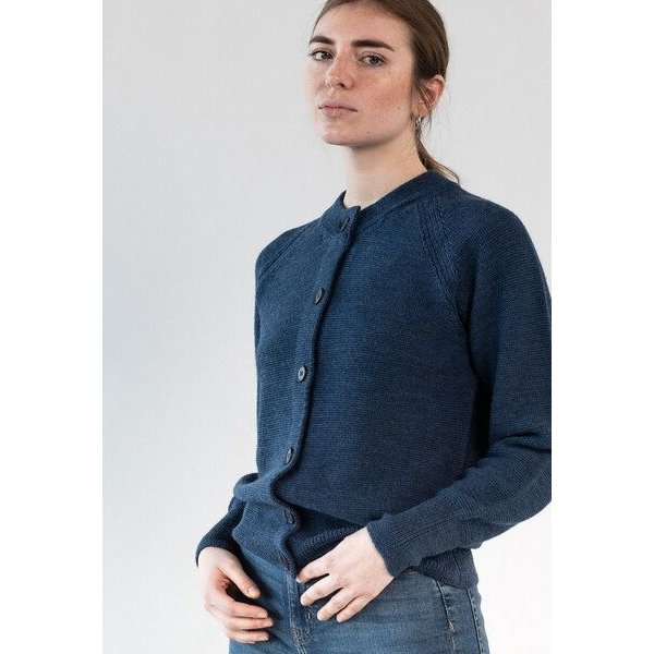 Grenz/gang Strick Cardigan ELEONORA_ Zero Waste aus Schurwolle (kbT)