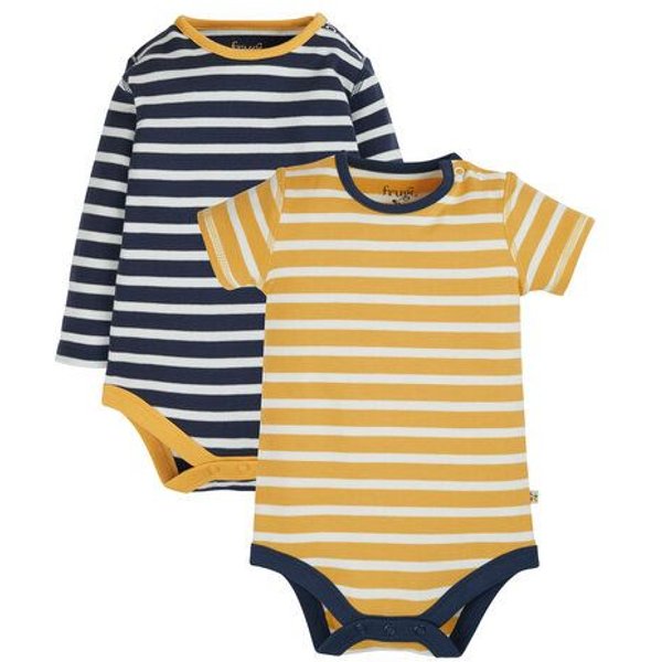 Frugi Langarm und Kurzarm-Body im Set