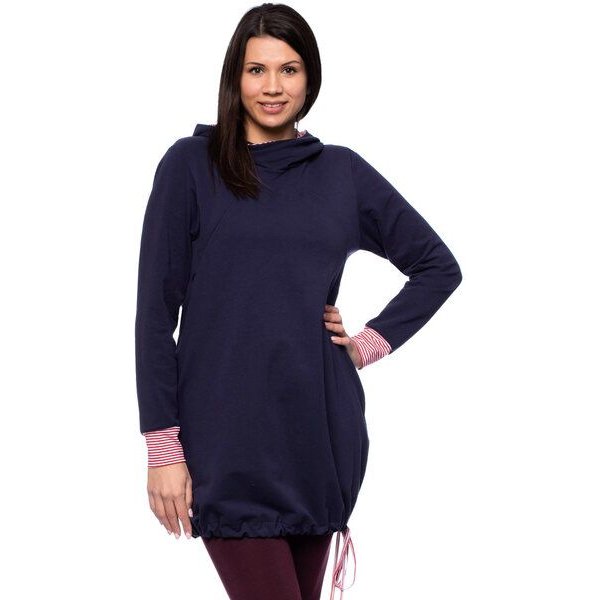 Milchshake FRIEDA kuschelweiches Umstands-Stillhoodiekleid aus Bio Baumwolle