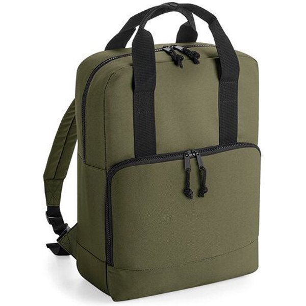 BagBase Recycled Twin Handle Kühltasche, Rucksack oder Tragetasche Thermo Backpack