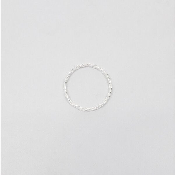 fejn jewelry Ring 'braided' geflochtener Ring aus Silber/vergoldet