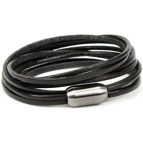 Simaru Echtleder- /Wickelarmband für Damen & Herren mit Magnetverschluss