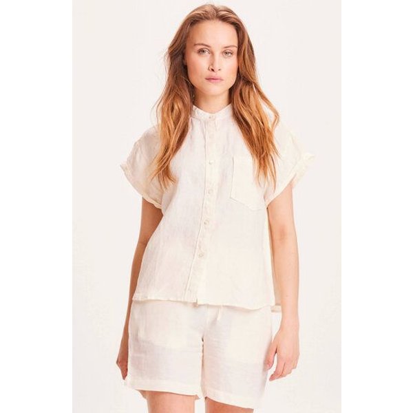 KnowledgeCotton Apparel Bluse ASTER aus Leinen
