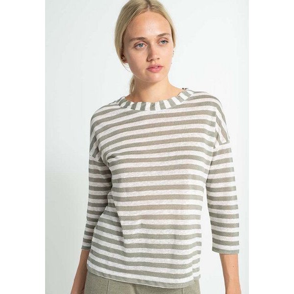 Alma & Lovis Leinenshirt im Regular-Fit aus Leinen | Leinen Ringel Shirt