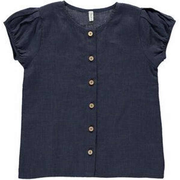 PETER JO Shirt Gerbera aus Leinen