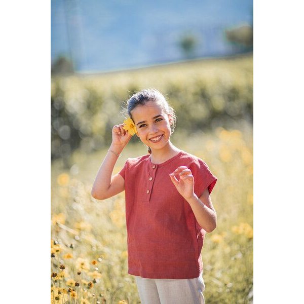 PETER JO Top Marigold aus Leinen