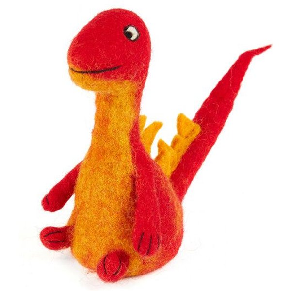 short'n'pietz Dinosaurier als Filz Eierwärmer