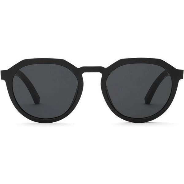 TAKE A SHOT Holz Sonnenbrille für Damen Klein und Schmal im modernen Panto Design