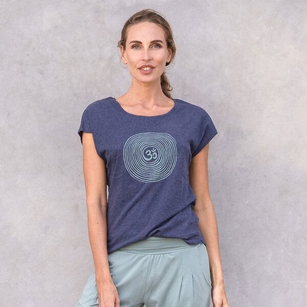 Jaya OM - Damen - loose cut T-Shirt aus 100% Biobaumwolle