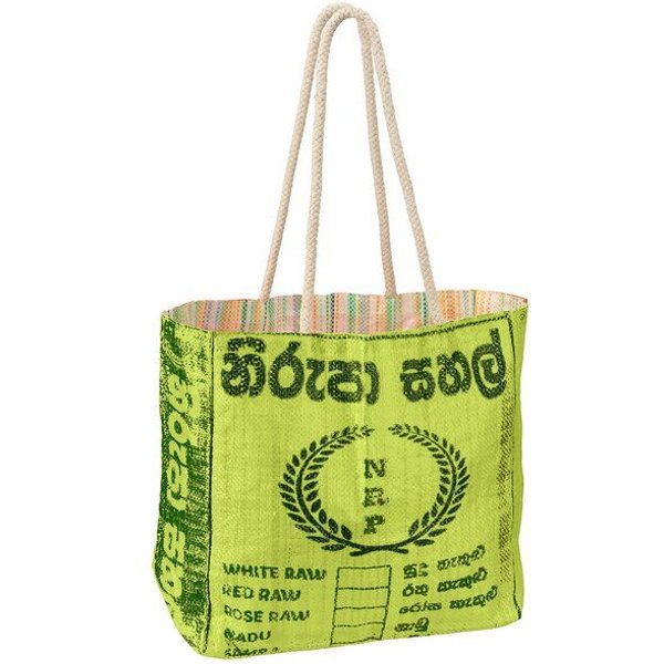 Rice&Carry RICE & CARRY Strandtasche mit Kordel
