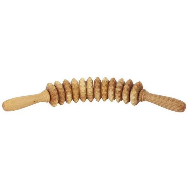 Mitienda Shop Massageroller aus Holz gebogen, Massagegerät Beine
