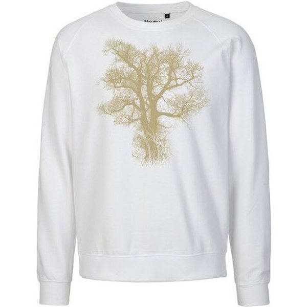 Peaces.bio - handbedruckte Biomode Bio Damen Sweatshirt Loose Fit Chestnut
