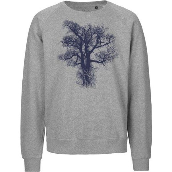 Peaces.bio - handbedruckte Biomode Bio Damen Sweatshirt Loose Fit Chestnut