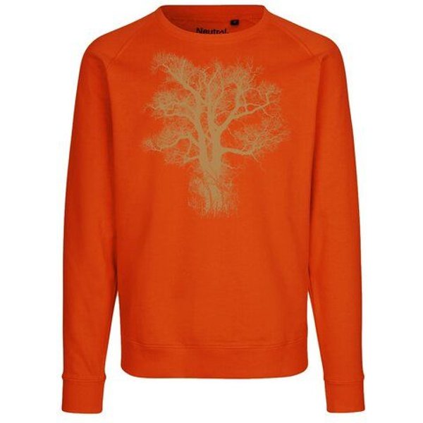Peaces.bio - handbedruckte Biomode Bio Damen Sweatshirt Loose Fit Chestnut