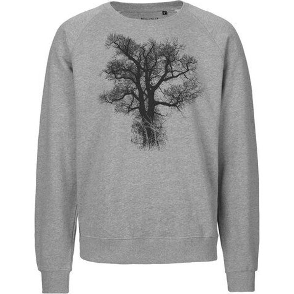 Peaces.bio - handbedruckte Biomode Bio Herren-Sweatshirt Chestnut