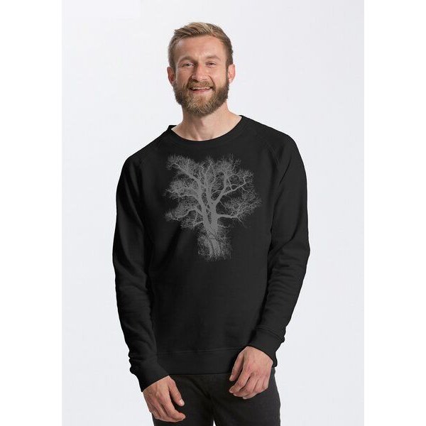 Peaces.bio - handbedruckte Biomode Bio Herren-Sweatshirt Chestnut