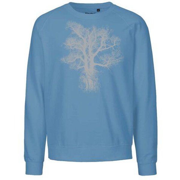 Peaces.bio - handbedruckte Biomode Bio Herren-Sweatshirt Chestnut