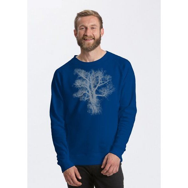 Peaces.bio - handbedruckte Biomode Bio Herren-Sweatshirt Chestnut