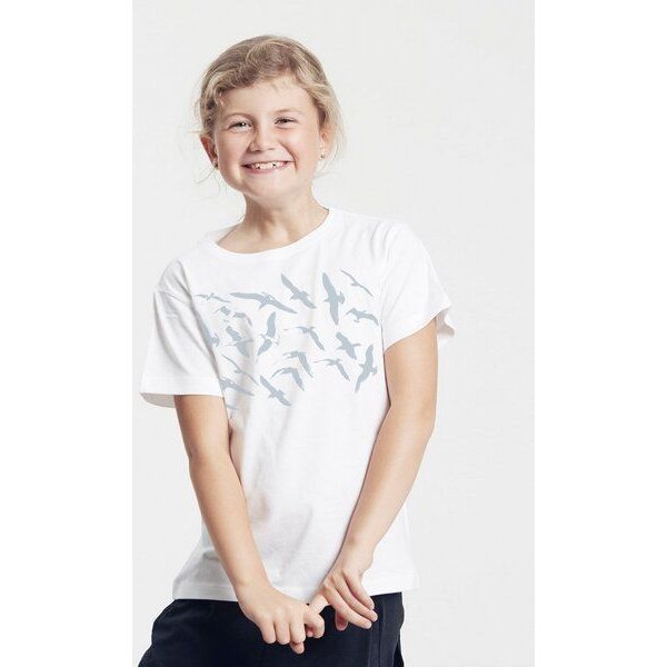 Peaces.bio - handbedruckte Biomode Bio-Kinder T-Shirt Möwen