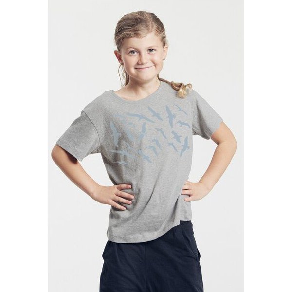 Peaces.bio - handbedruckte Biomode Bio-Kinder T-Shirt Möwen