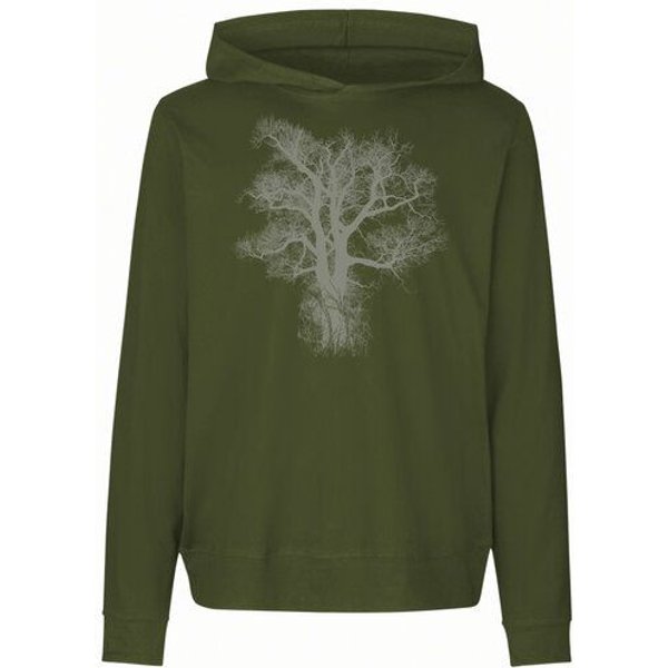 Peaces.bio - handbedruckte Biomode Damen Jersey-Hoodie Chestnut