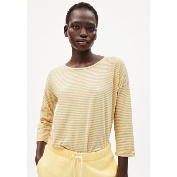 ARMEDANGELS SIANAA LOVELY STRIPES - Damen Longsleeve Oversized Fit aus Bio-Baumwolle
