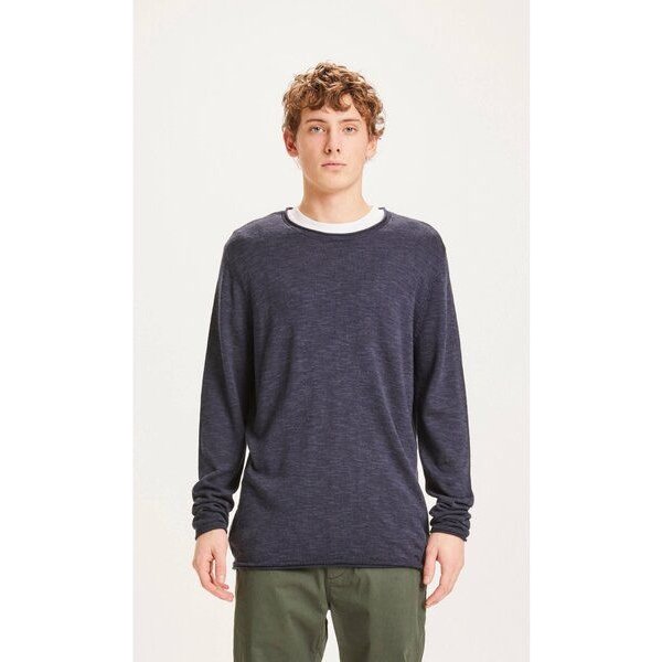 KnowledgeCotton Apparel FORREST O-Neck Tencel Knit Pullover