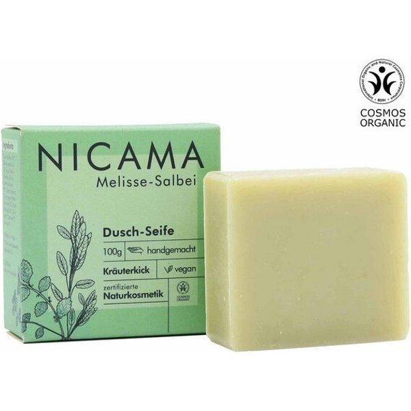 NICAMA Duschseife Melisse-Salbei