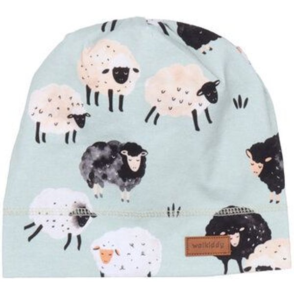 Baby Mütze/ Beanie *Fluffy Sheeps* Gots Bio | Walkiddy