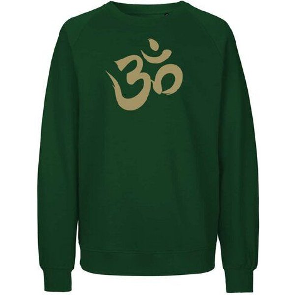 Peaces.bio - handbedruckte Biomode Bio Damen Sweatshirt Loose Fit Om