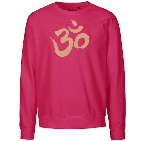 Peaces.bio - handbedruckte Biomode Bio Damen Sweatshirt Loose Fit Om