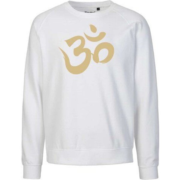 Peaces.bio - handbedruckte Biomode Bio Damen Sweatshirt Loose Fit Om