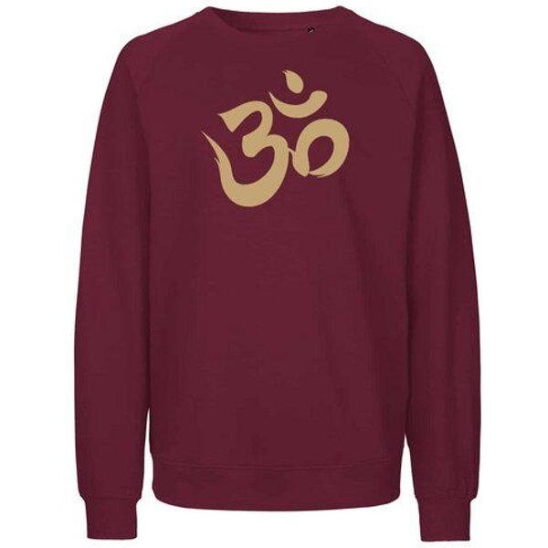 Peaces.bio - handbedruckte Biomode Bio Herren Sweatshirt Om