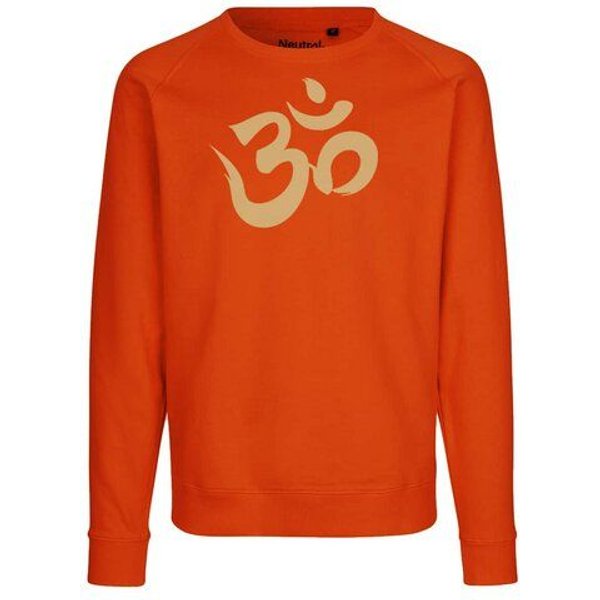 Peaces.bio - handbedruckte Biomode Bio Herren Sweatshirt Om