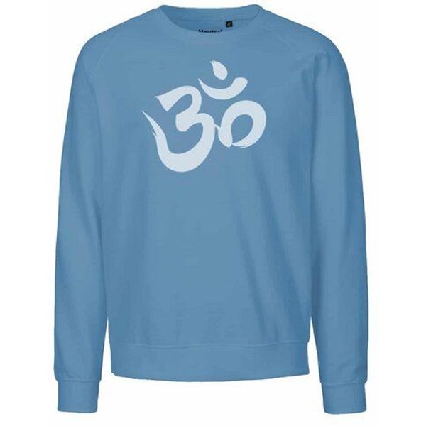 Peaces.bio - handbedruckte Biomode Bio Herren Sweatshirt Om