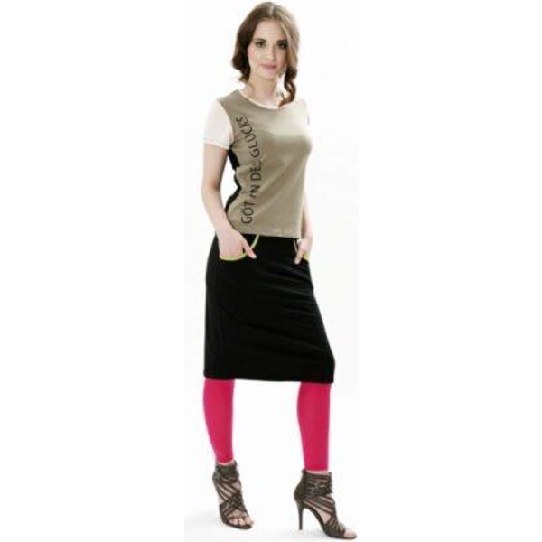 Göttin des Glücks Shirt Lakshmi khaki