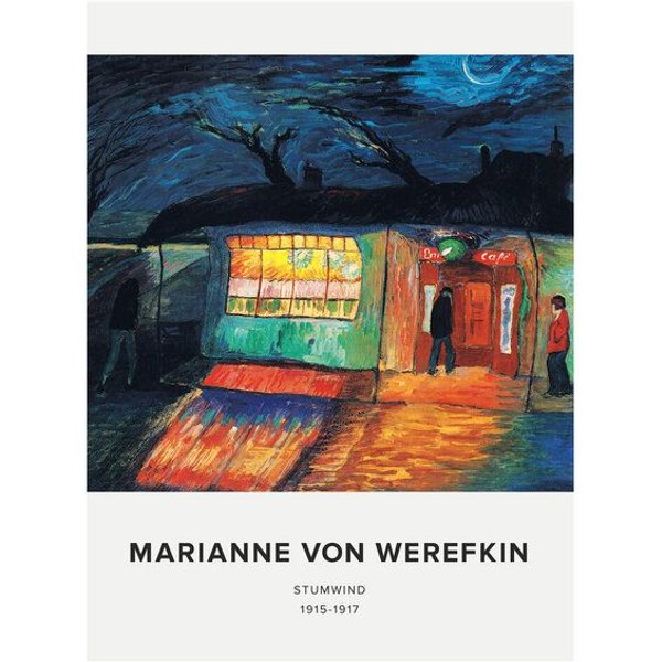 Photocircle Poster / Leinwandbild - Marianne von Werefkin: Sturmwind (1915-1917) - Ausstellungsposter