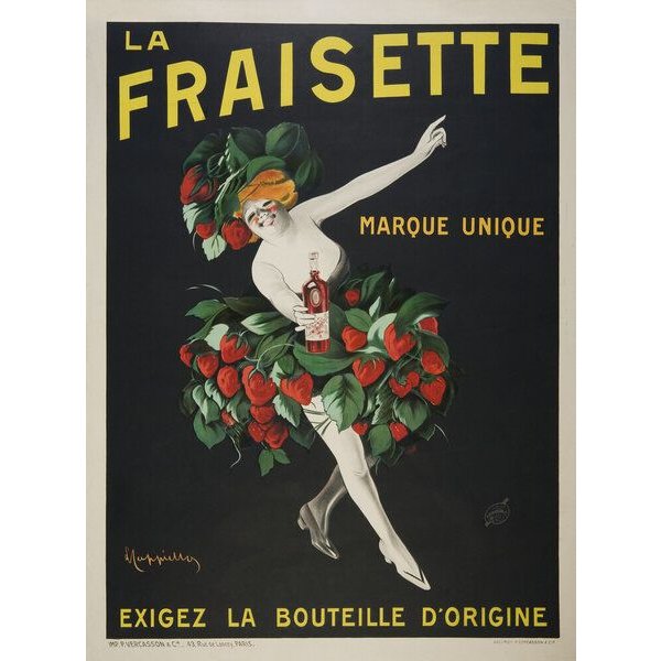 Photocircle Wandbild / Kunstdruck / Poster / Leinwand - Leonetto Cappiello: La Fraisette
