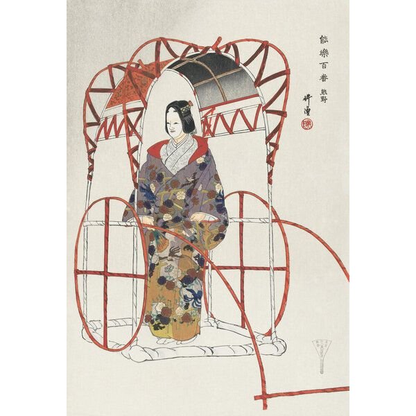 Photocircle Poster / Leinwandbild - Kogyo Tsukioka: Szene aus Yuya
