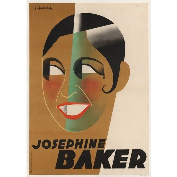 Photocircle Wandbild / Kunstdruck / Poster / Leinwand - Jean Chassaing: Joséphine Baker